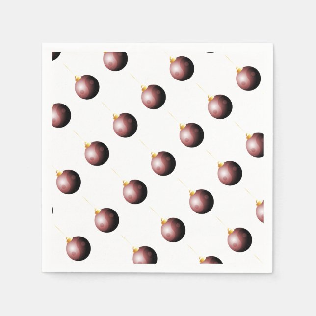 Guardanapo De Papel Designs de Natal Zen (Frente)