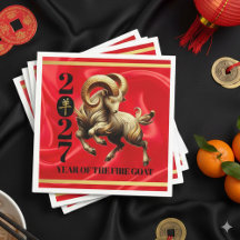 Deslumbrante Ano Novo Chinês Vermelho Dourado do B