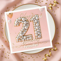 Deslumbrante Rosa Bege e Dourado Pérola para 21º A