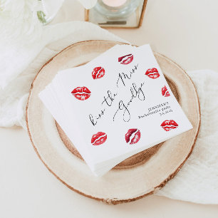 Guardanapo De Papel Despedida de solteira Kiss the Miss Goodbye