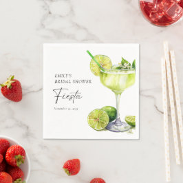 Guardanapo De Papel Despedida de Solteira Margarita Fiesta Mexicana