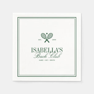 Guardanapo De Papel Despedida de Solteira Vintage Tennis Country Club