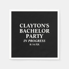 Guardanapo De Papel Despedida de solteiro em andamento Napkins