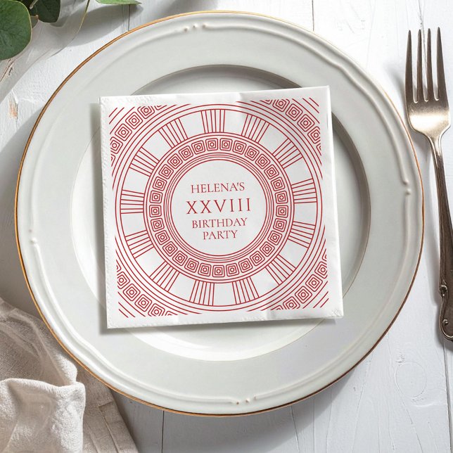 Guardanapo De Papel Deusa grega Festa de aniversário temida (Criador carregado)