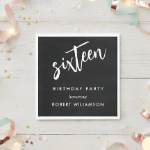 dezesseis anos em aniversário negro