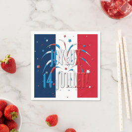 Guardanapo De Papel Dia da Bastilha, Joyeux 14 juillet