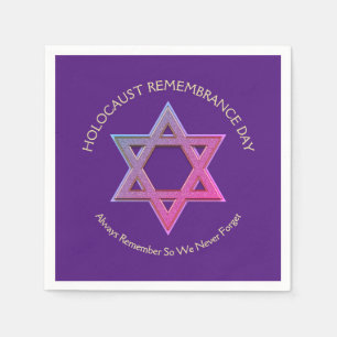 Guardanapo De Papel Dia da Memória do Holocausto YOM HASHOAH