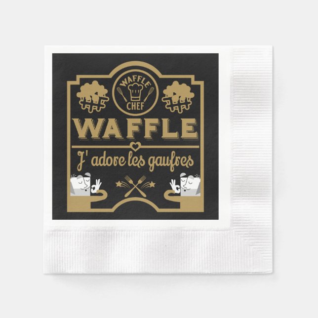 Guardanapo De Papel Dia da Waffle (Frente)