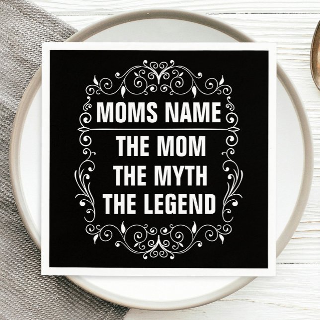 Guardanapo De Papel Dia de as mães Personalizado (Criador carregado)