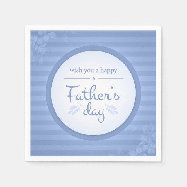 Guardanapo De Papel dia de os pais feliz (Frente)