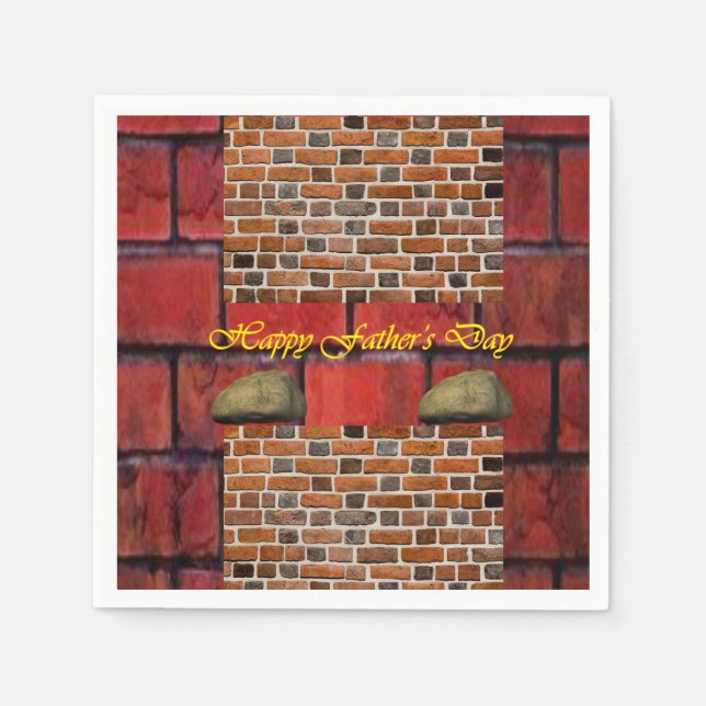 Guardanapo De Papel Dia de os pais Paper Napkins (Frente)