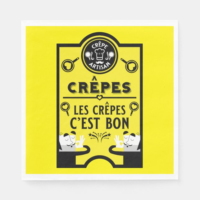 Guardanapo De Papel Dia de Pancake na Terça-feira (Frente)