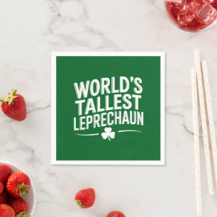 Guardanapo De Papel Dia de São Patrício do Leprechaun Mais Alto do Mun