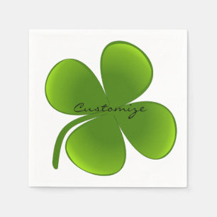 Guardanapo De Papel Dia de São Patrício Shamrocks Thunder_Cove
