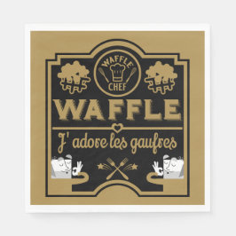 Guardanapo De Papel Dia do Waffle