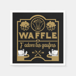 Guardanapo De Papel Dia do Waffle