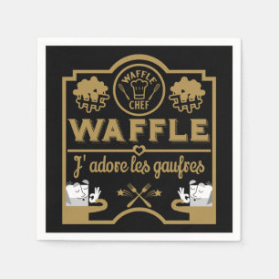 Guardanapo De Papel Dia do Waffle