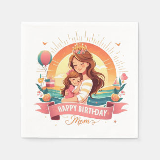 Guardanapo De Papel Dia Especial de Celebração de Mães