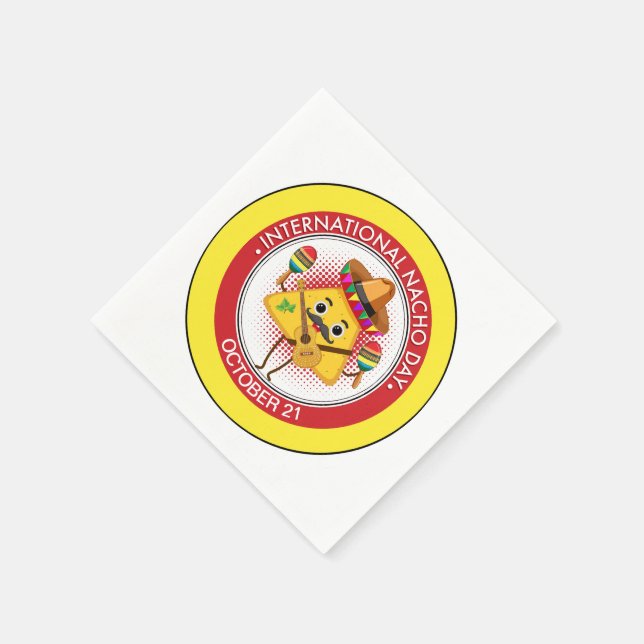 Guardanapo De Papel Dia Internacional do Nacho (Canto)