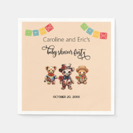 Guardanapo De Papel Dia Mexicano do Chá de fraldas Morto Fiesta