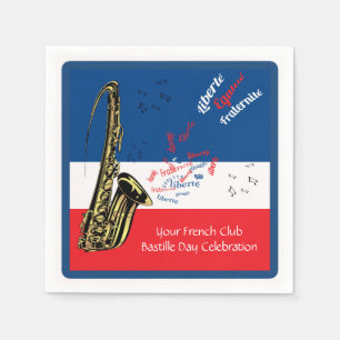 Guardanapo De Papel Dia Personalizado da Bastilha