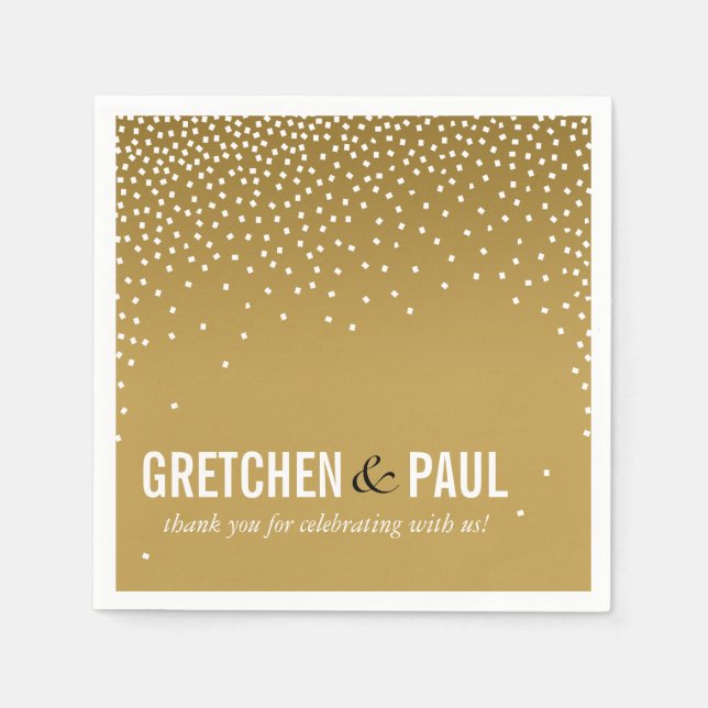 Guardanapo De Papel Diamantes no Sky Cocktail Party | areia (Frente)