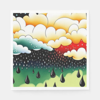 Guardanapo De Papel Dias de Chuva