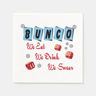 Guardanapo De Papel Dice Bunco Engraçado