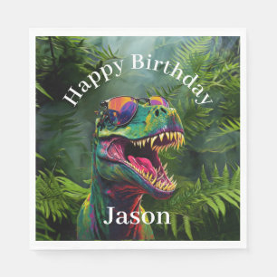 Guardanapo De Papel Dino Birthday