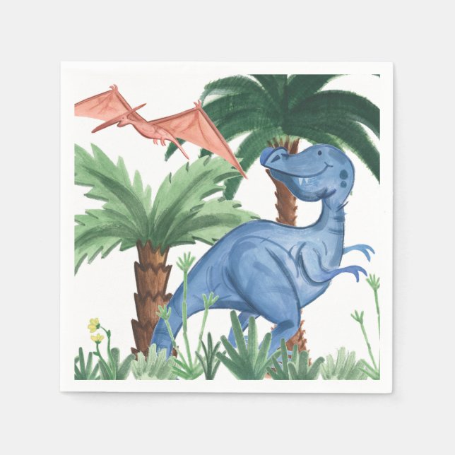 Guardanapo De Papel Dino Buddies I (Frente)