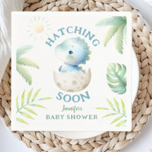 Dinosaur Baby Shower Cute Dino Boy Paper