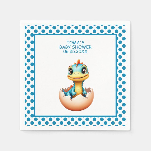 Guardanapo De Papel Dinossauro do Ovo 2 (Frente)