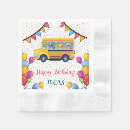 Guardanapo De Papel Dinossauro Engraçado De Volta Ao Aniversário Do Ôn