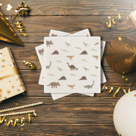 Guardanapo De Papel Dinossauro Moderno Napkins