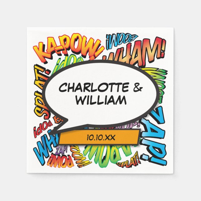 Guardanapo De Papel Discurso sobre HQ Book (Frente)