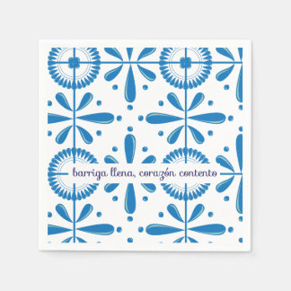 Guardanapo De Papel diseño mexicano talavera