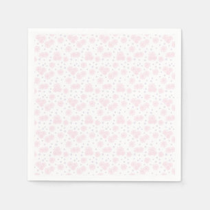 Guardanapo De Papel Díssias e pontos - Pink Pastel, Amarelo e Roxo