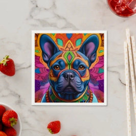 Guardanapo De Papel Diversão Frenchie 