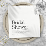 Guardanapo De Papel Diversão moderna de definição de chá de panela<br><div class="desc">Um guardanapo de chá de panela chico,  moderno e divertido para você personalizar com uma definição única do seu evento especial. Projetado por Thisnotme©</div>