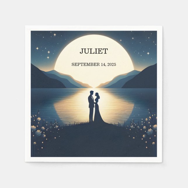 Guardanapo De Papel Diversão na Montanha à Beira do Lago Chuveta de Pr (Frente)