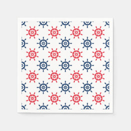 Guardanapo De Papel Diversão Patriótica Vermelho Branco Azul Náutico C