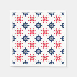 Guardanapo De Papel Diversão Patriótica Vermelho Branco Azul Náutico C