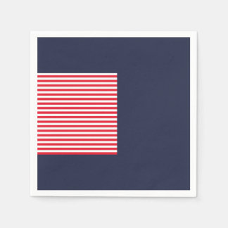 Guardanapo De Papel Diversão Vermelho Branco e Azul Celebração Patriót