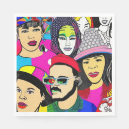 Guardanapo De Papel Diversidade é Diversão