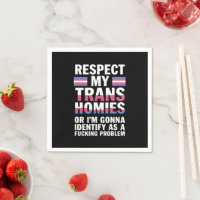 Divertido Respeite Meus Amigos Trans Mês do Orgulh