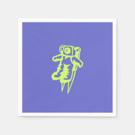 Guardanapo de papel do astronauta