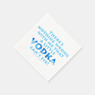 GUARDANAPO DE PAPEL DO COCKTAIL - HUMOR DA VODCA