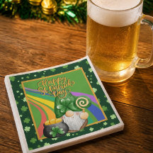 Guardanapo de papel do dia de São Patrício