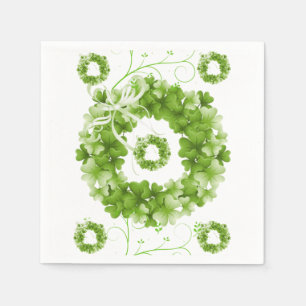 Guardanapo de papel do dia de St Patrick