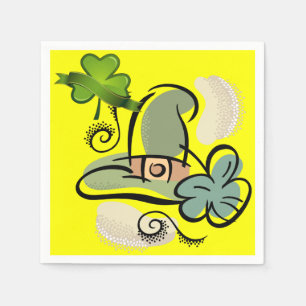 Guardanapo de papel do dia de St Patrick